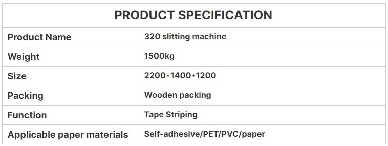 Slitting Machine GT-320