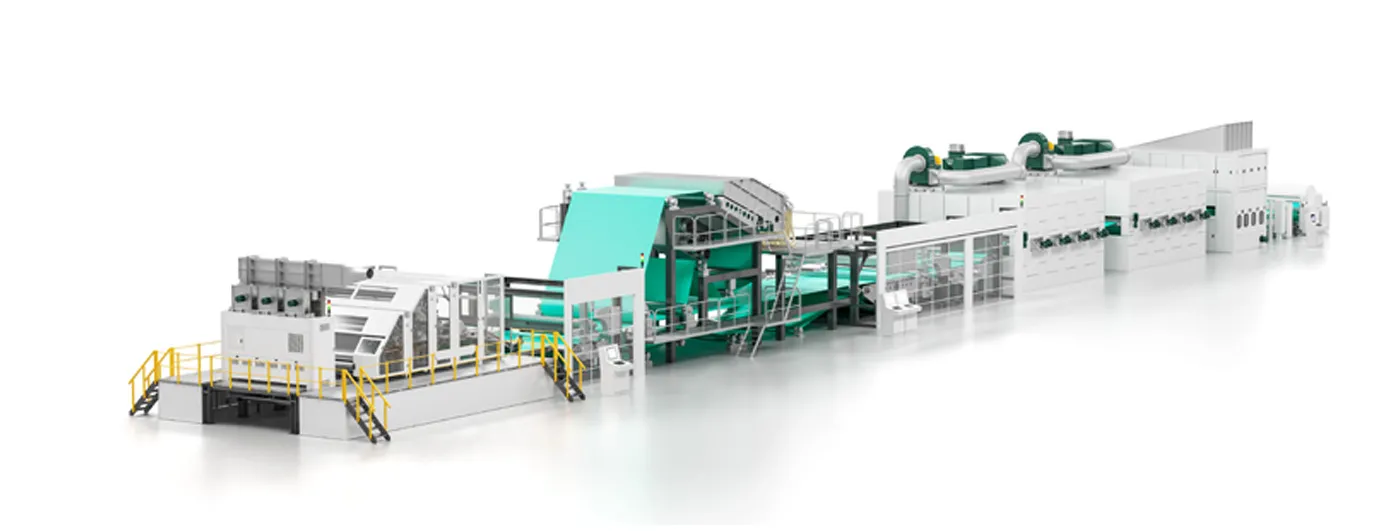 Wood pulp composite wet production line